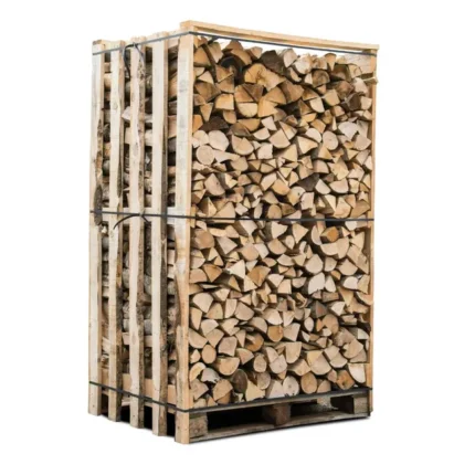 Box 3 stères 30cm bois de chauffage sec – palette de bois coupé fendu de 2,1m3 chêne / hêtre : chataigniers